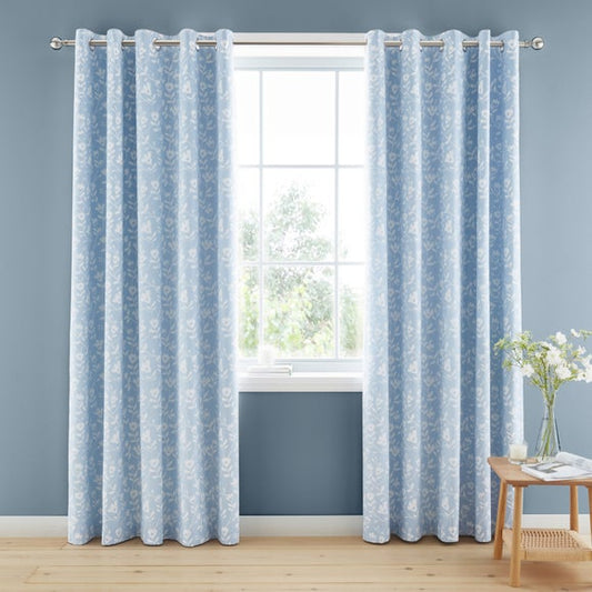 Bibury Blackout Eyelet Curtains