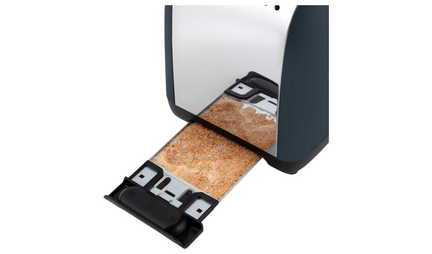 Russell Hobbs 2 Slice Grey Toaster 26552