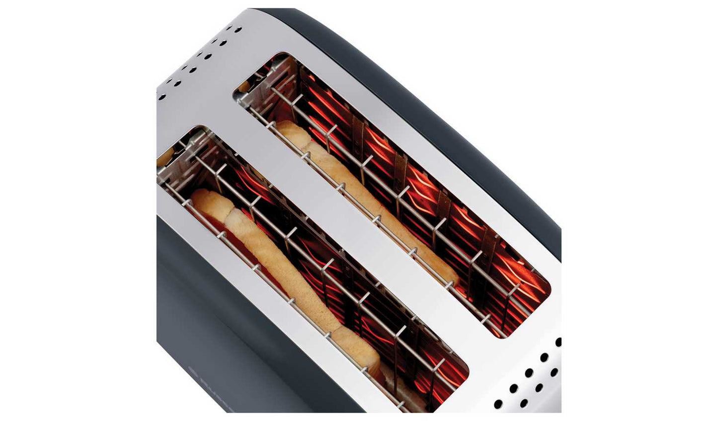 Russell Hobbs 2 Slice Grey Toaster 26552