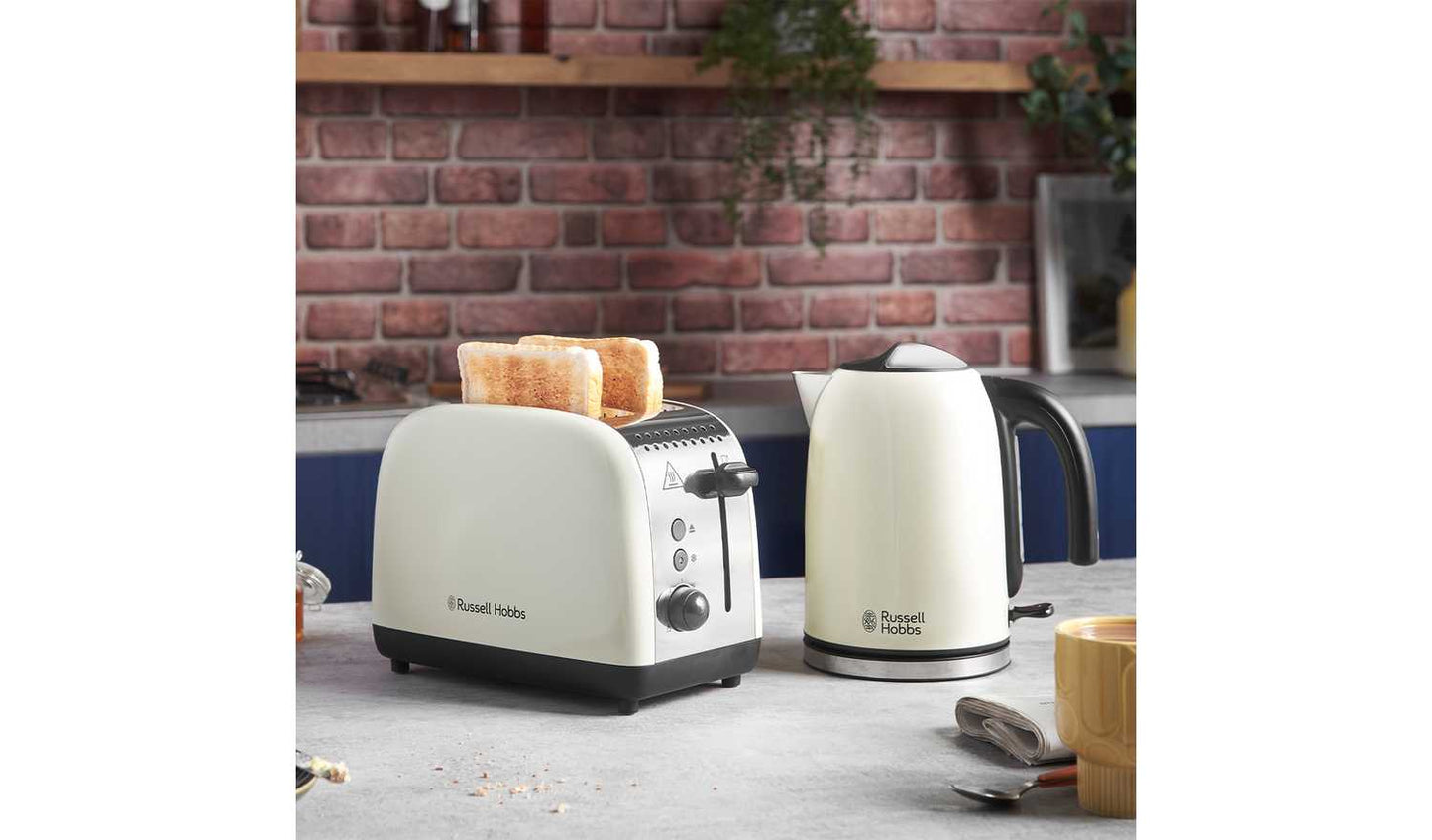 Russell Hobbs Stainless Steel 2 Slice Cream Toaster 26551