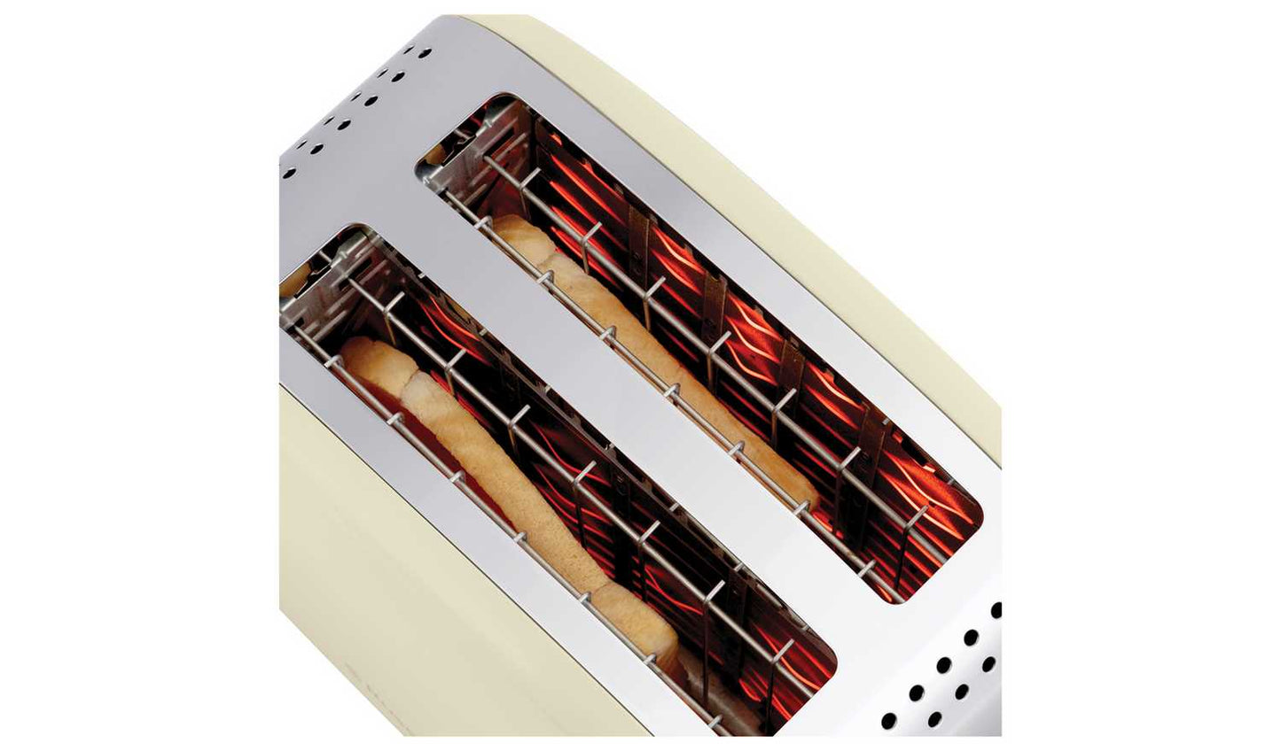 Russell Hobbs Stainless Steel 2 Slice Cream Toaster 26551