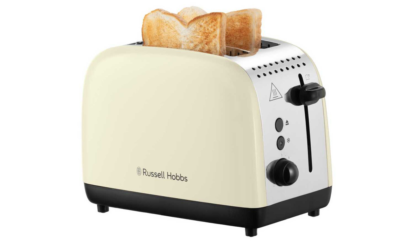 Russell Hobbs Stainless Steel 2 Slice Cream Toaster 26551