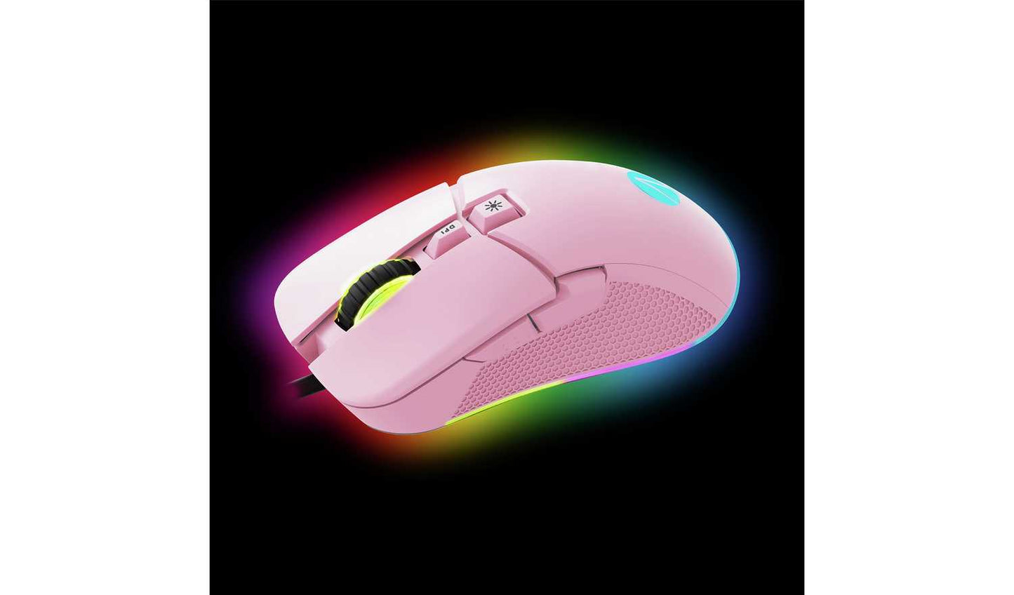 STEALTH Light-Up USB Gaming Mouse - Blush