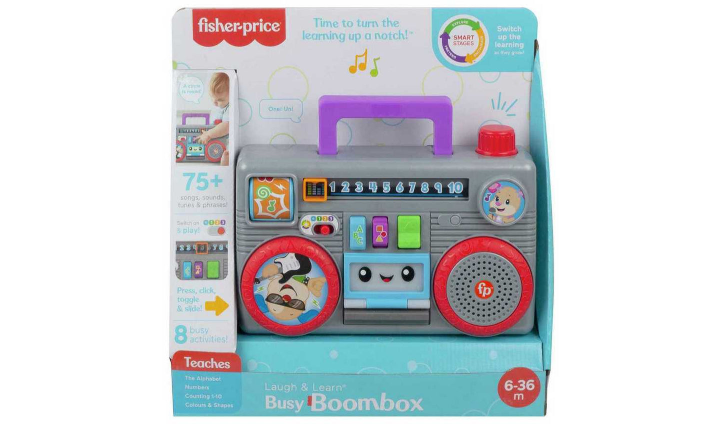 Fisher-Price Laugh & Learn Busy Boombox Learning Toy