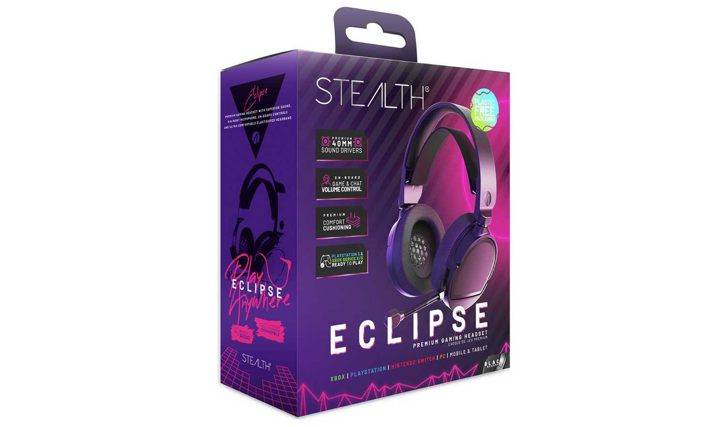 STEALTH ECLIPSE Gaming Headset PS4, PS5, Xbox, Switch, PC