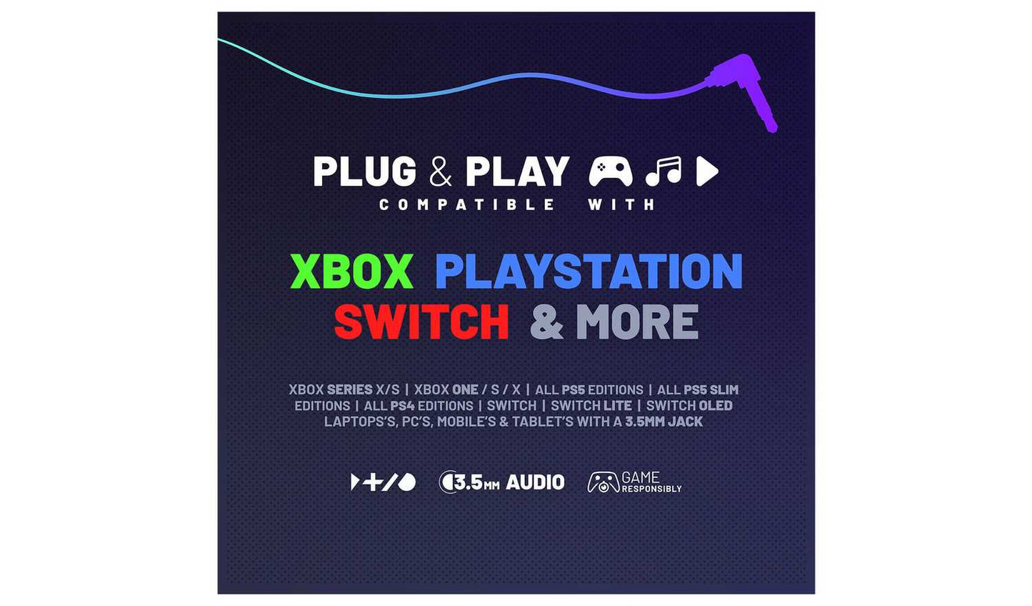 STEALTH ECLIPSE Gaming Headset PS4, PS5, Xbox, Switch, PC