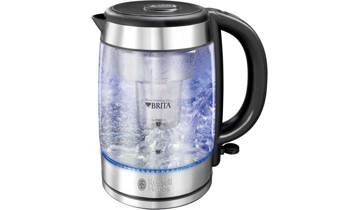 Russell Hobbs Brita Purity Filter Glass Kettle 20760-10