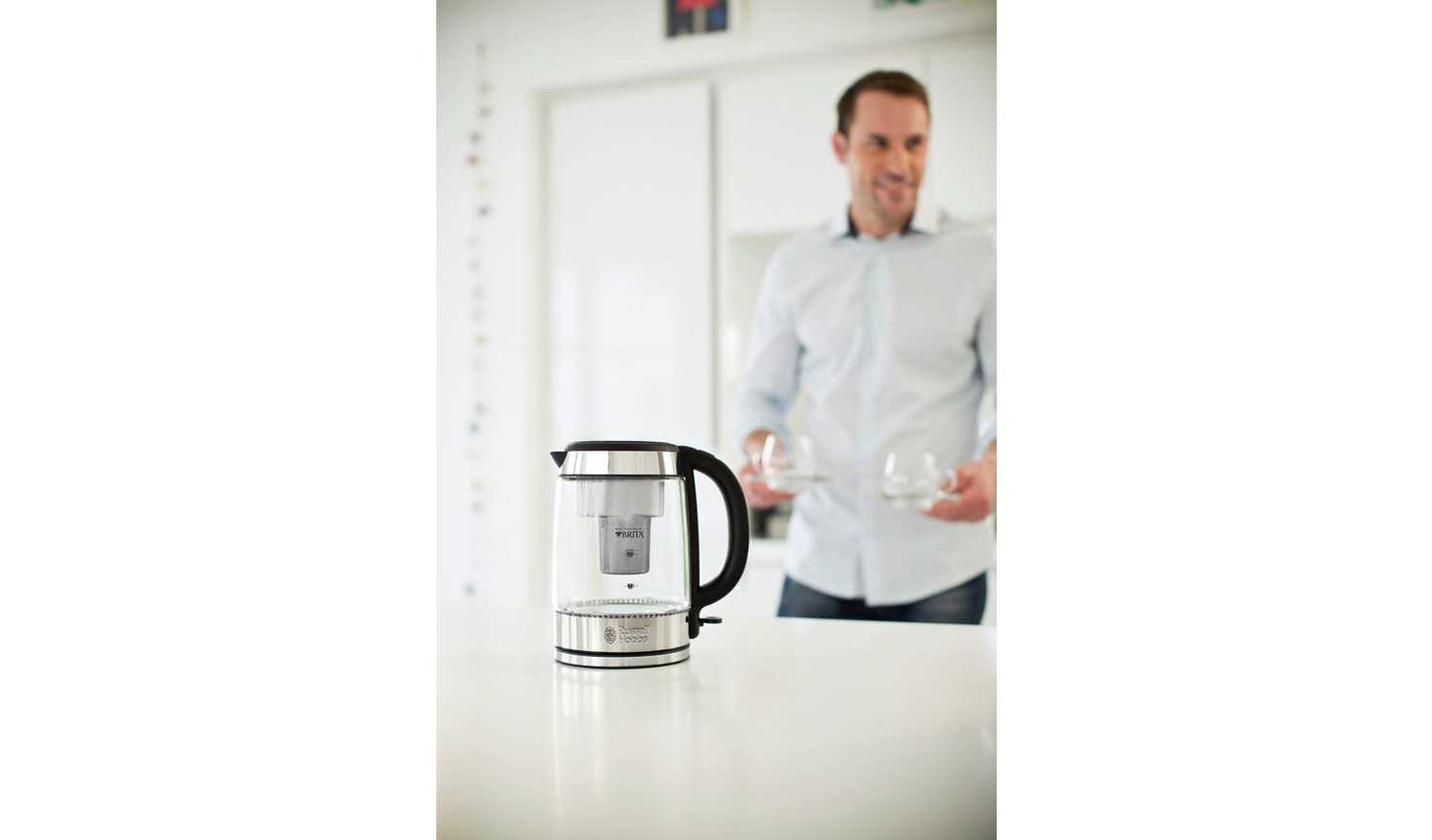 Russell Hobbs Brita Purity Filter Glass Kettle 20760-10