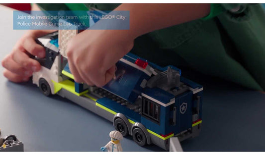 LEGO City Police Mobile Crime Lab Truck Toy Set 60418