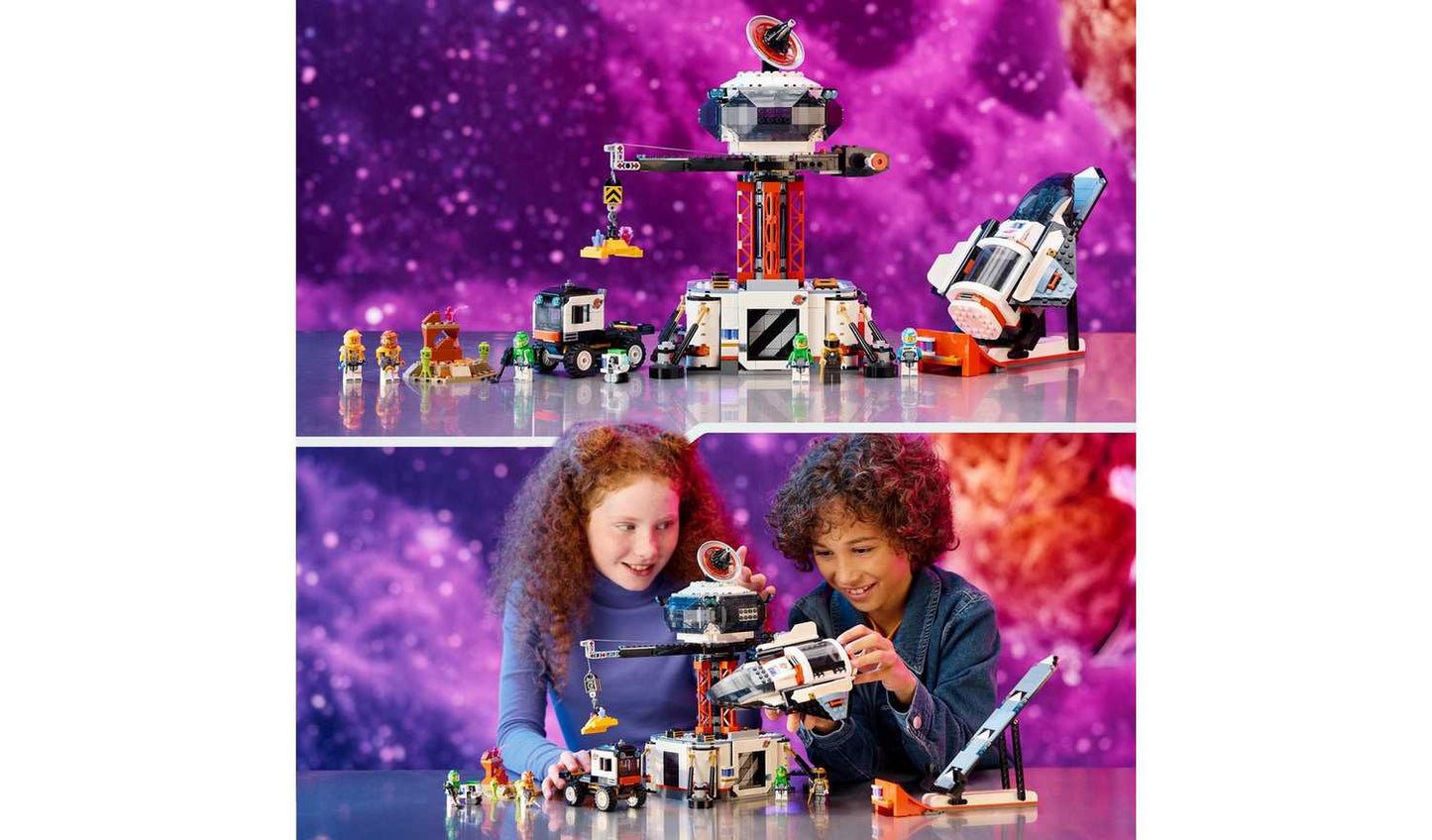 LEGO City Space Base and Rocket Launchpad Toy Playset 60434
