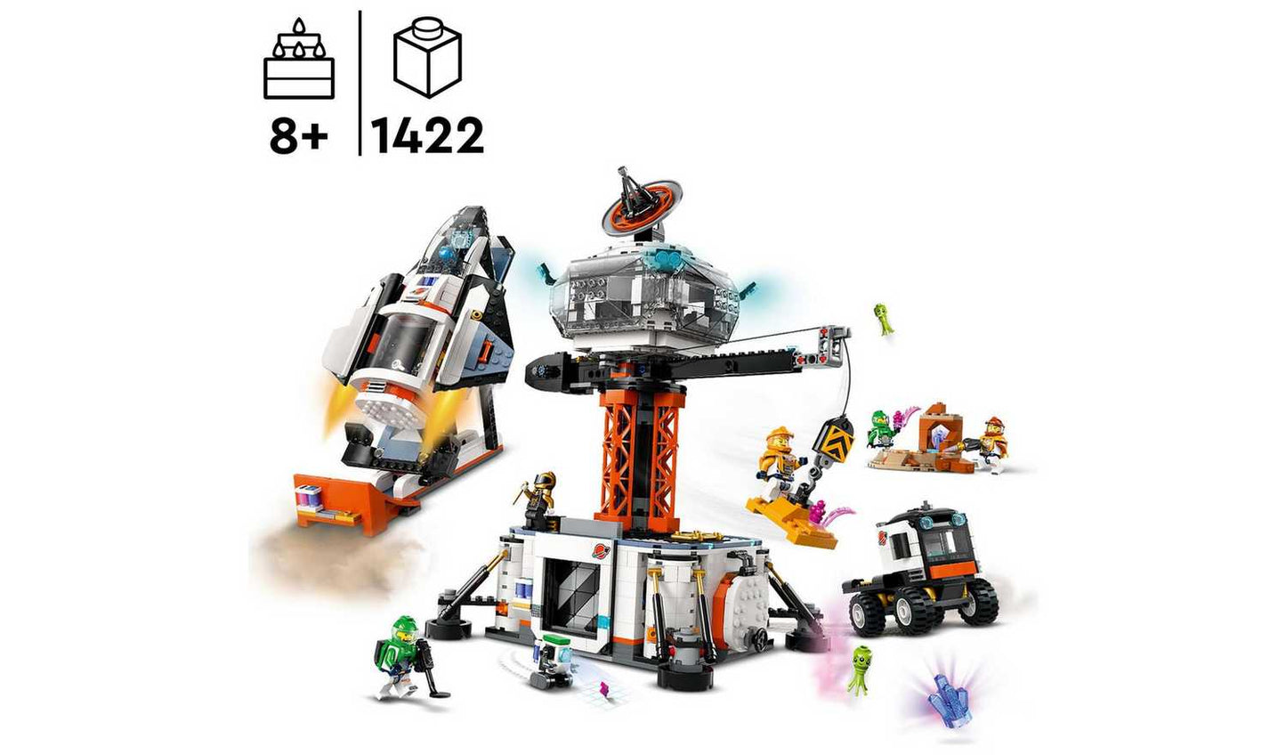 LEGO City Space Base and Rocket Launchpad Toy Playset 60434