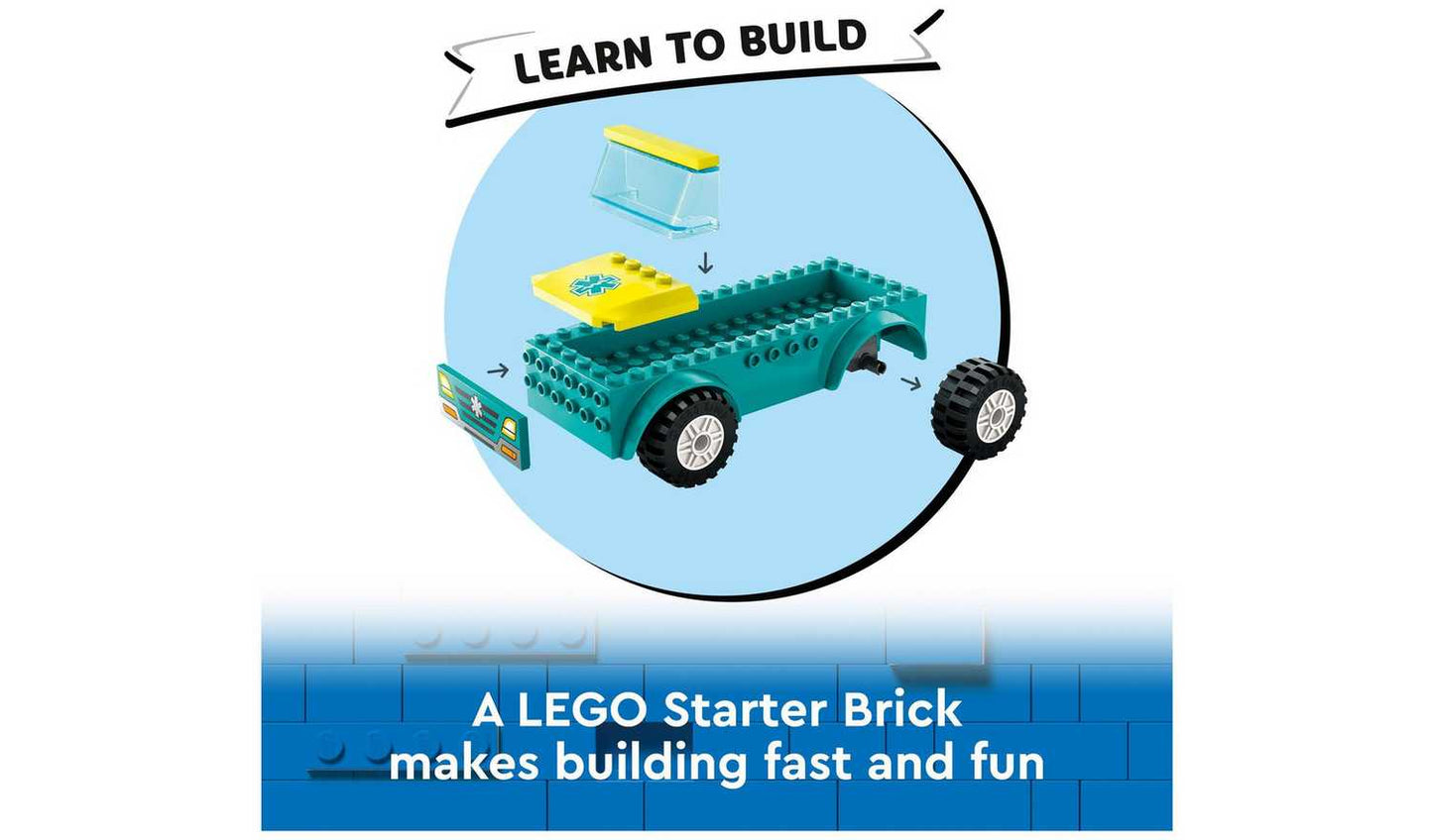 LEGO City Emergency Ambulance and Snowboarder Toys 60403