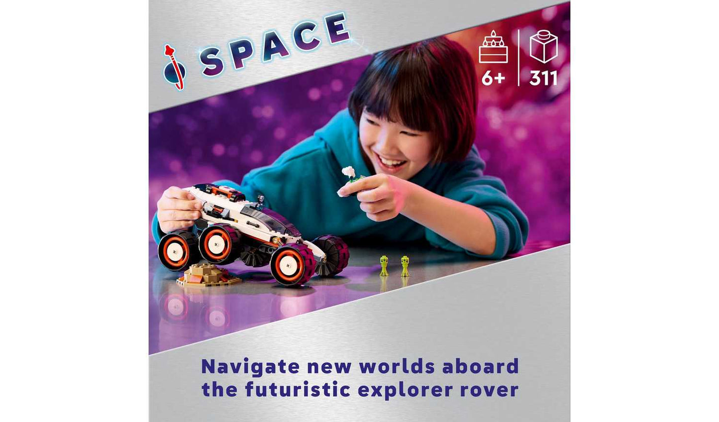 LEGO City Space Explorer Rover and Alien Life Toy Set 60431