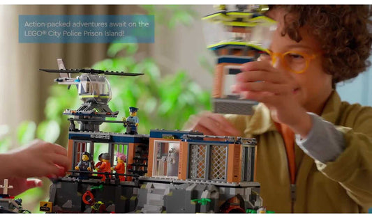 LEGO City Police Prison Island with Helicopter Toy 60419