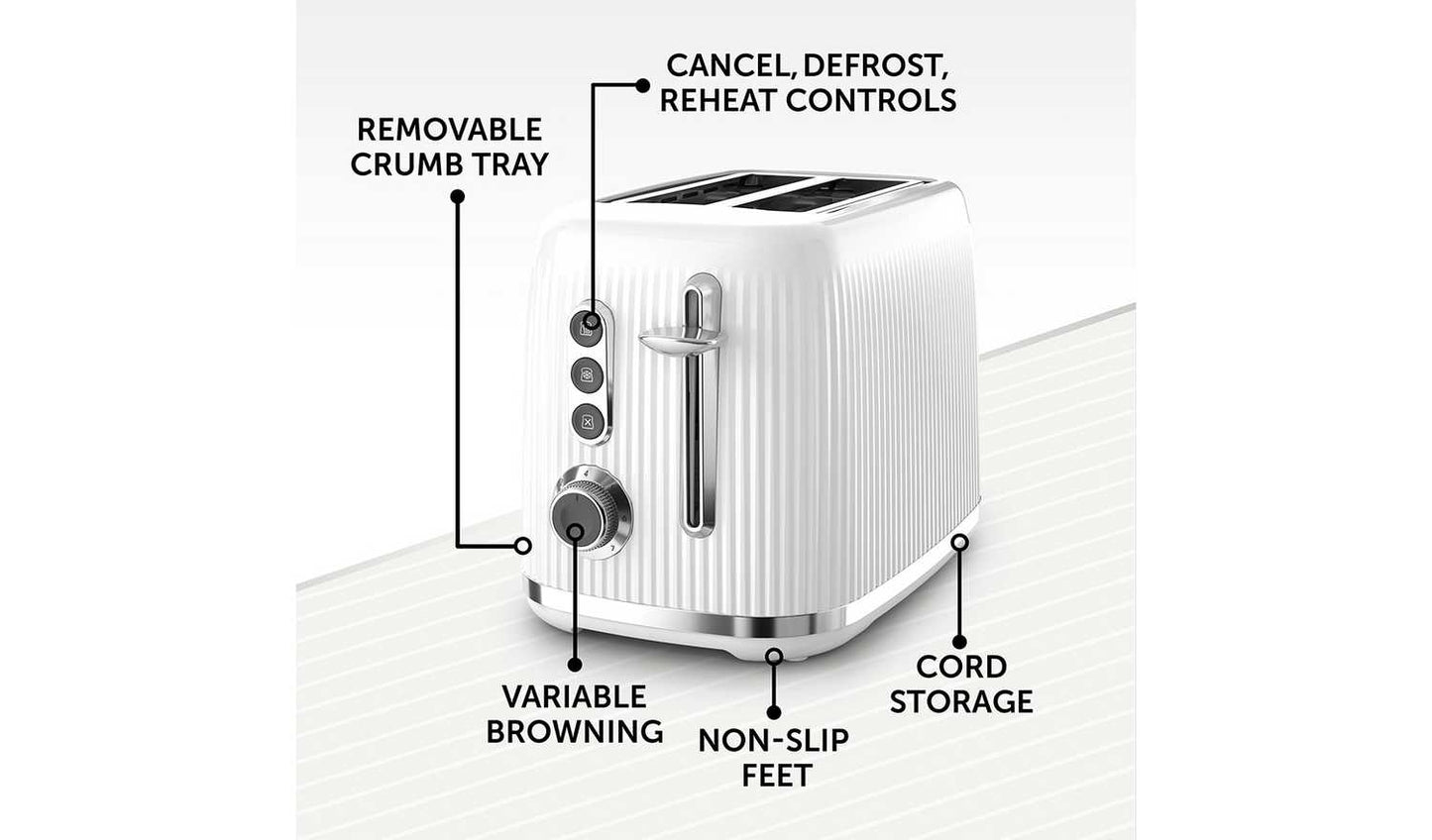 Breville VTR037 Bold 2 Slice Toaster - White