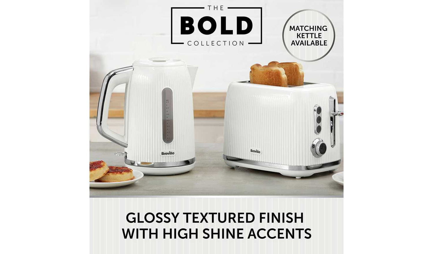 Breville VTR037 Bold 2 Slice Toaster - White