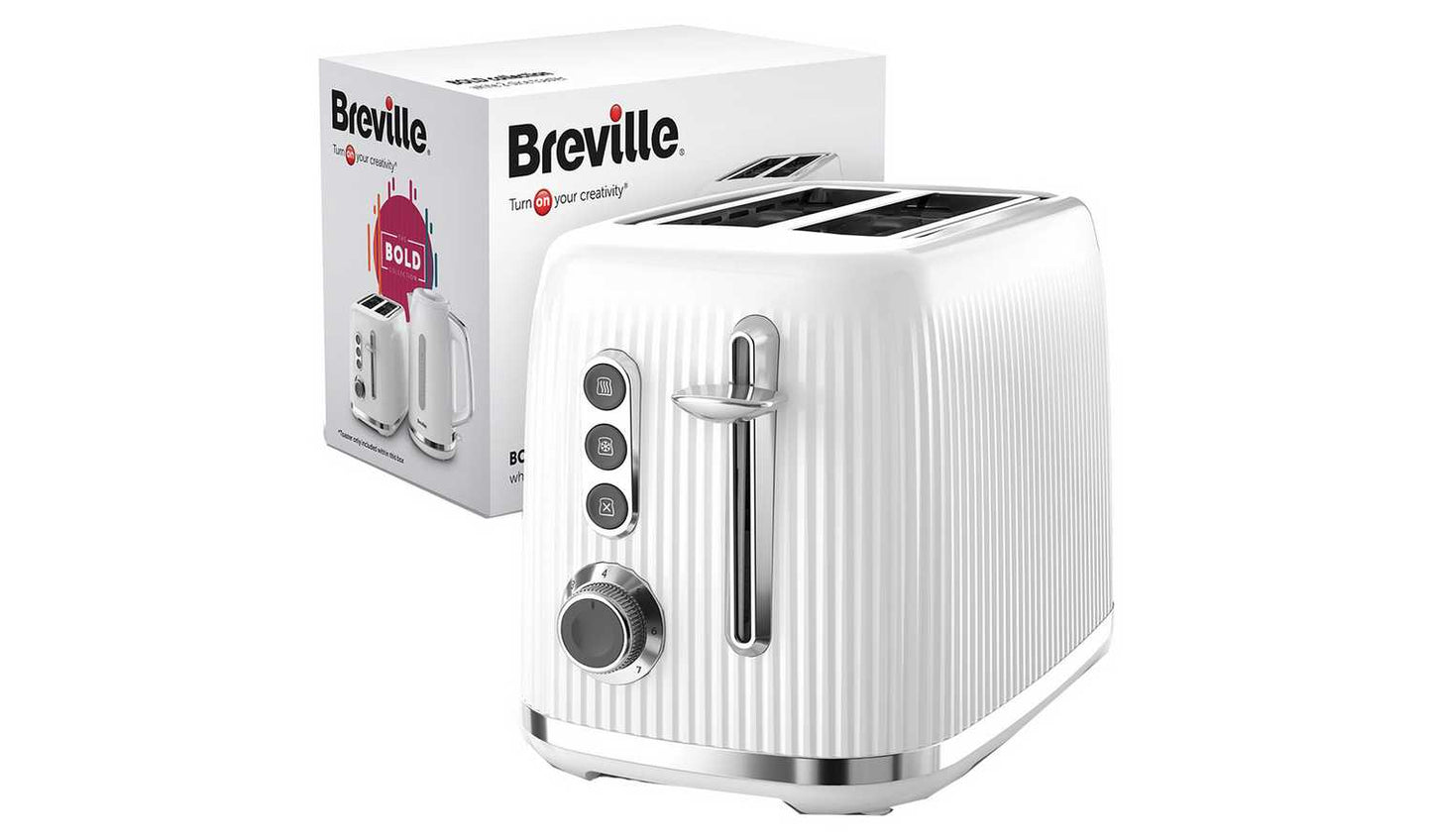 Breville VTR037 Bold 2 Slice Toaster - White