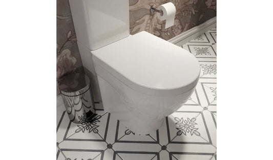 Croydex Hillier D Shaped Family 2-in-1 Toilet Seat - White