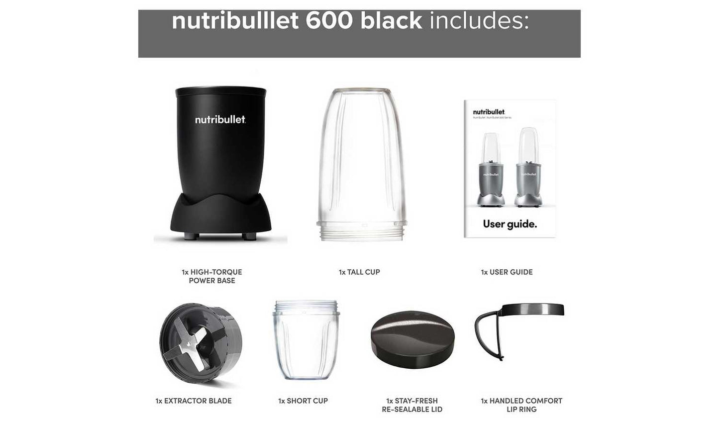 Nutribullet 600 Series Blender - Black
