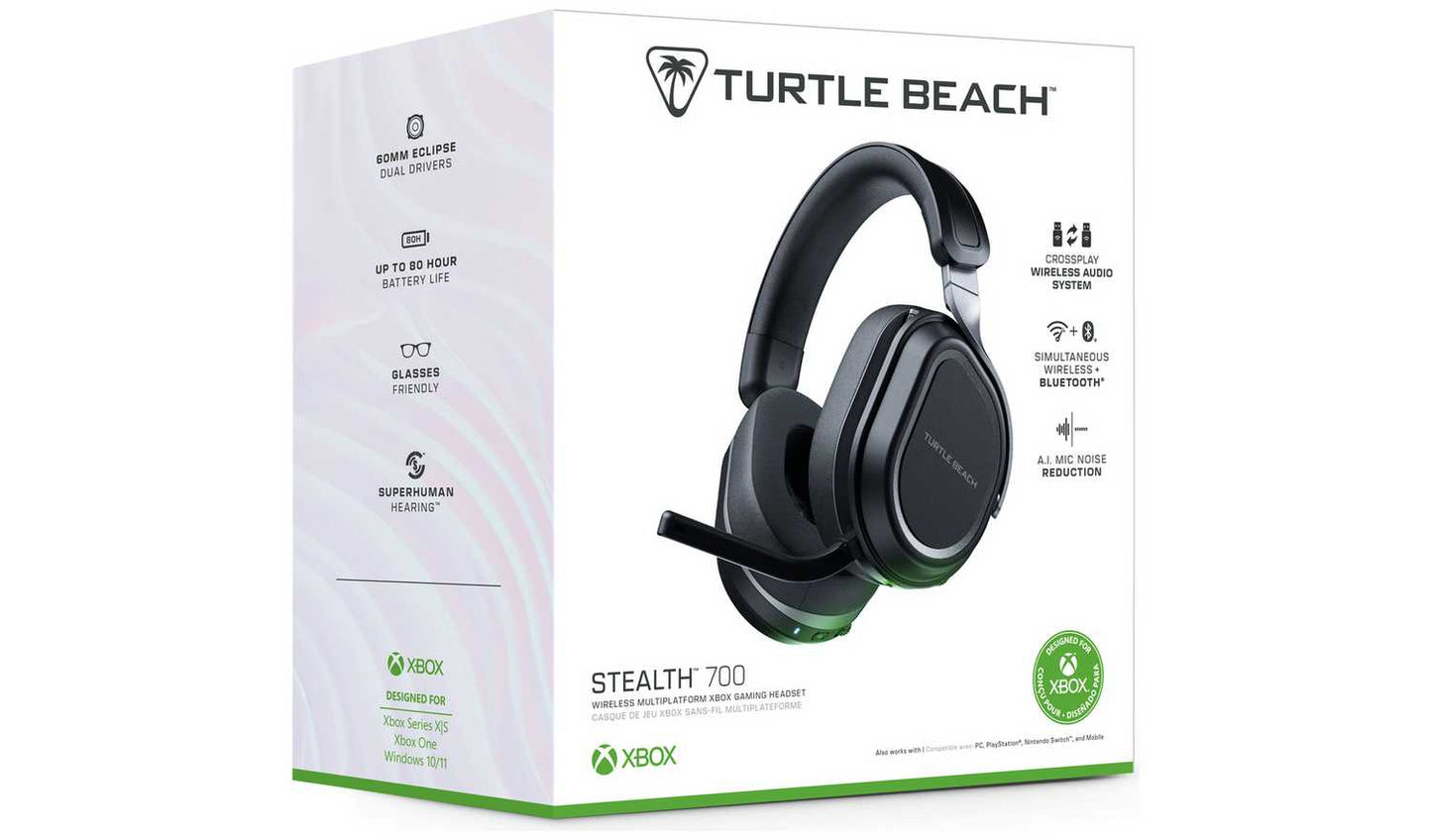 Turtle Beach Stealth 700 Wireless Xbox, PS, PC Headset Black
