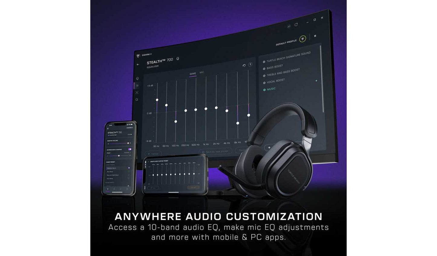 Turtle Beach Stealth 700 Wireless Xbox, PS, PC Headset Black