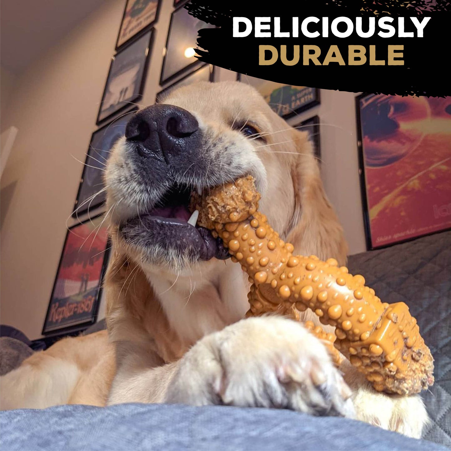 TastyBone Trio Lamb Flavour Dog Chew Toy Brown Large/X Large