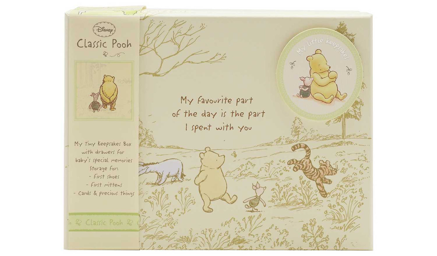 Disney Classic Winnie The Pooh Christmas Keepsake Box
