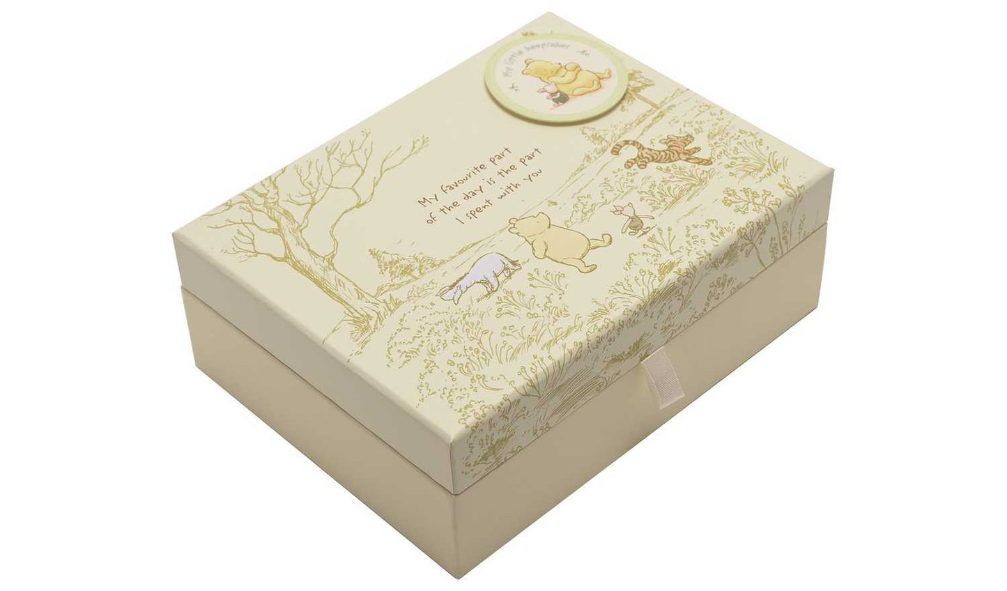 Disney Classic Winnie The Pooh Christmas Keepsake Box