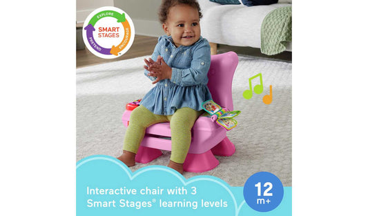 Fisher-Price Smart Stages Chair Electronic Learning Toy Pink