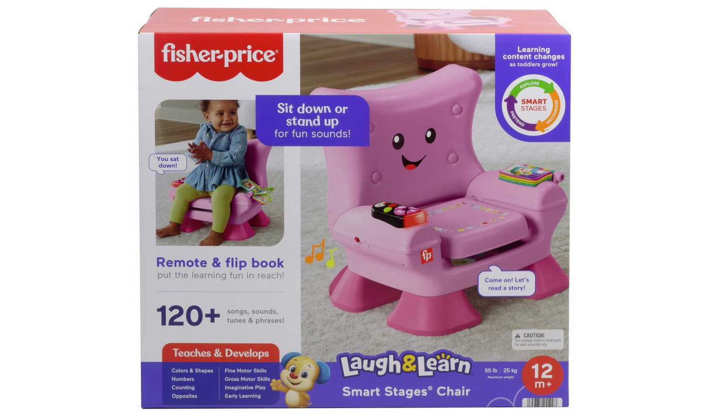 Fisher-Price Smart Stages Chair Electronic Learning Toy Pink