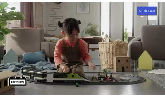 LEGO City Express Passenger Train Toy RC Lights Set 60337