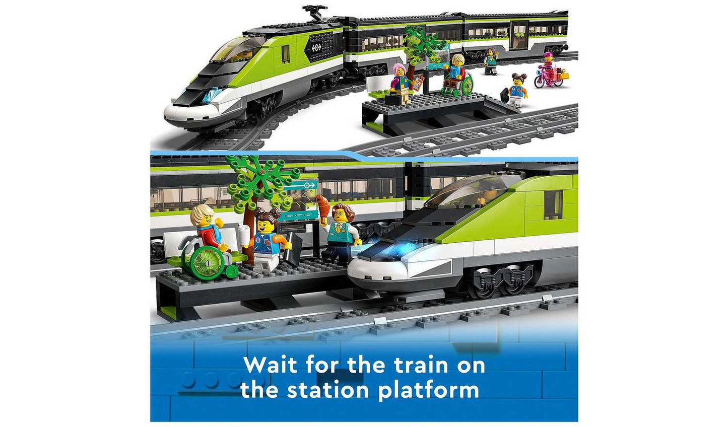 LEGO City Express Passenger Train Toy RC Lights Set 60337