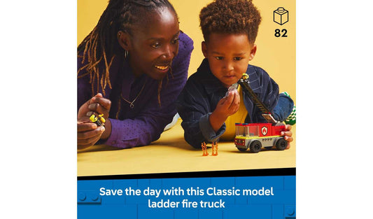 LEGO City Fire Engine with Ladder, Firefighter Toy 60463