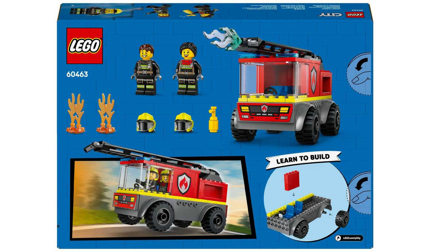 LEGO City Fire Engine with Ladder, Firefighter Toy 60463