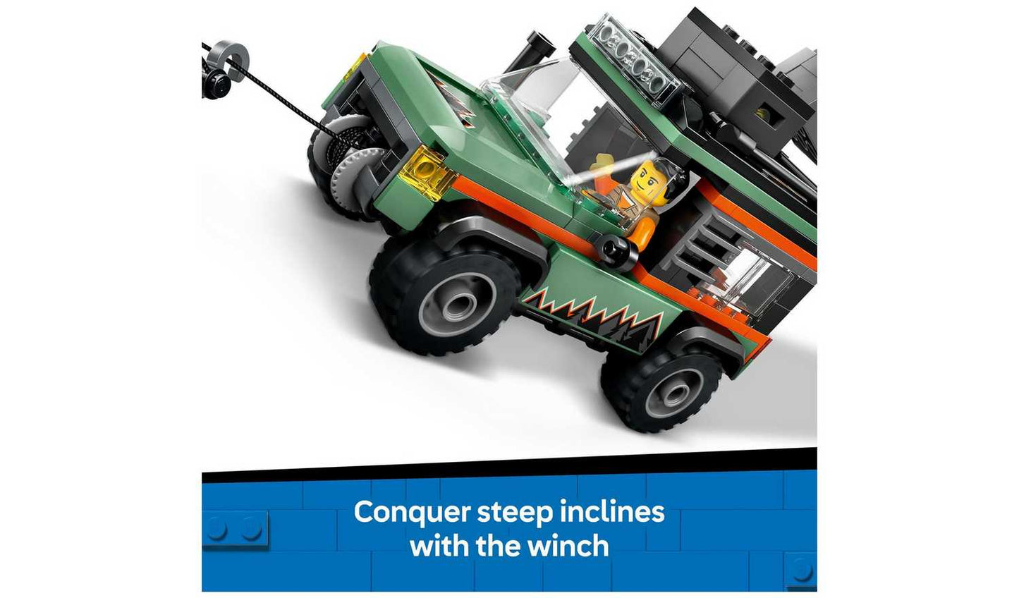 LEGO City Off-Road 4x4 Mountain Truck, Toy Vehicle Set 60447