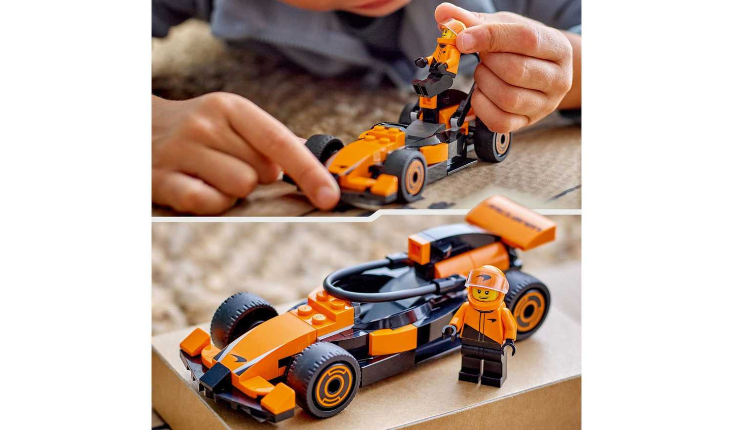 LEGO City F1 Driver with McLaren Race Car Toy Playset 60442