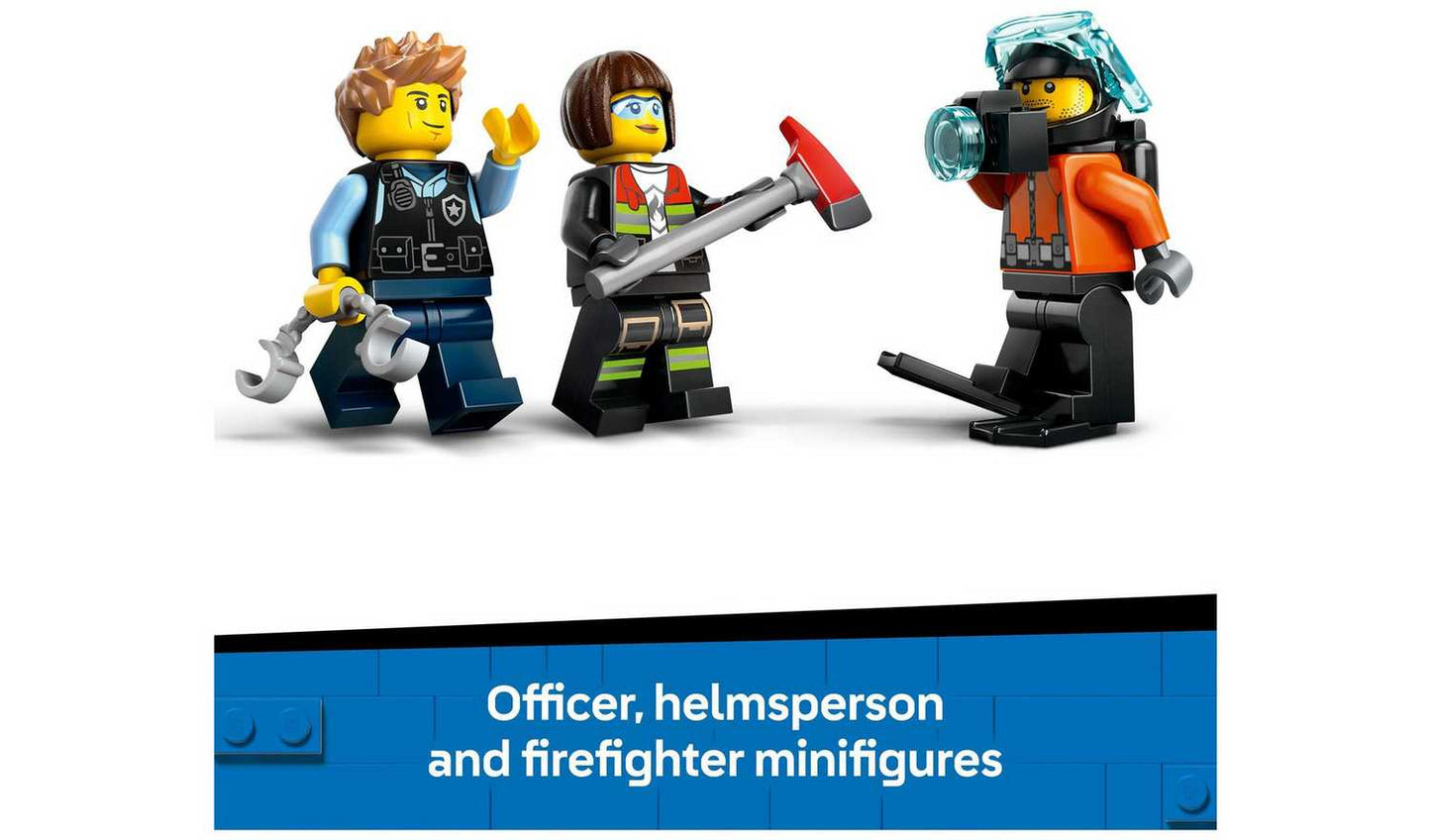 LEGO City Helicopter, Fire Engine & Submarine Remix 60462