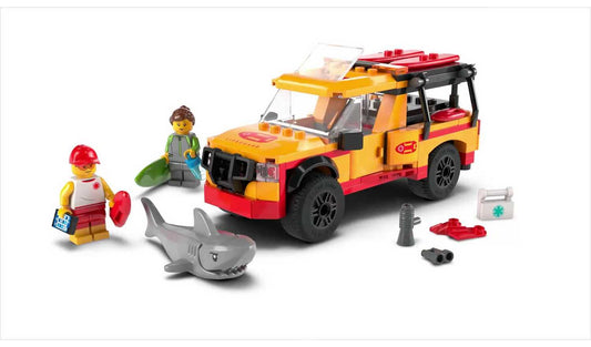 LEGO City Lifeguard Beach Rescue Truck & Shark Toys 60453