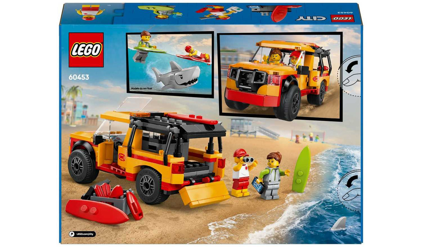 LEGO City Lifeguard Beach Rescue Truck & Shark Toys 60453