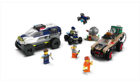 LEGO City Off-Road Police Car Chase, Building Toy Set 60449