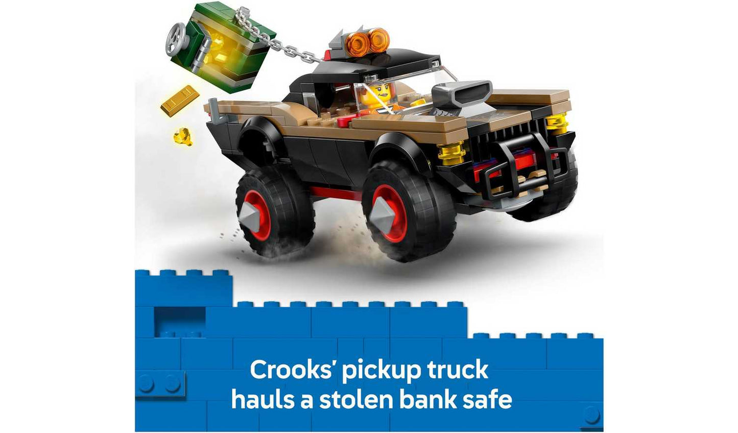 LEGO City Off-Road Police Car Chase, Building Toy Set 60449