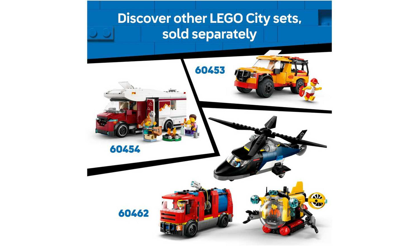 LEGO City Off-Road Police Car Chase, Building Toy Set 60449