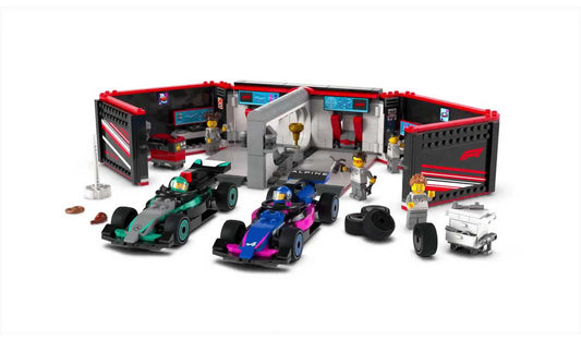 LEGO City F1 Garage & Mercedes-AMG & Alpine Cars Set 60444