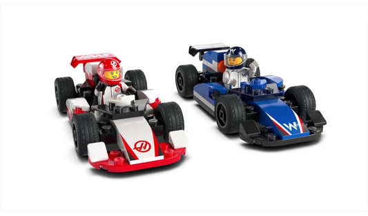 LEGO City F1 Williams Racing & Haas F1 Race Cars Set 60464