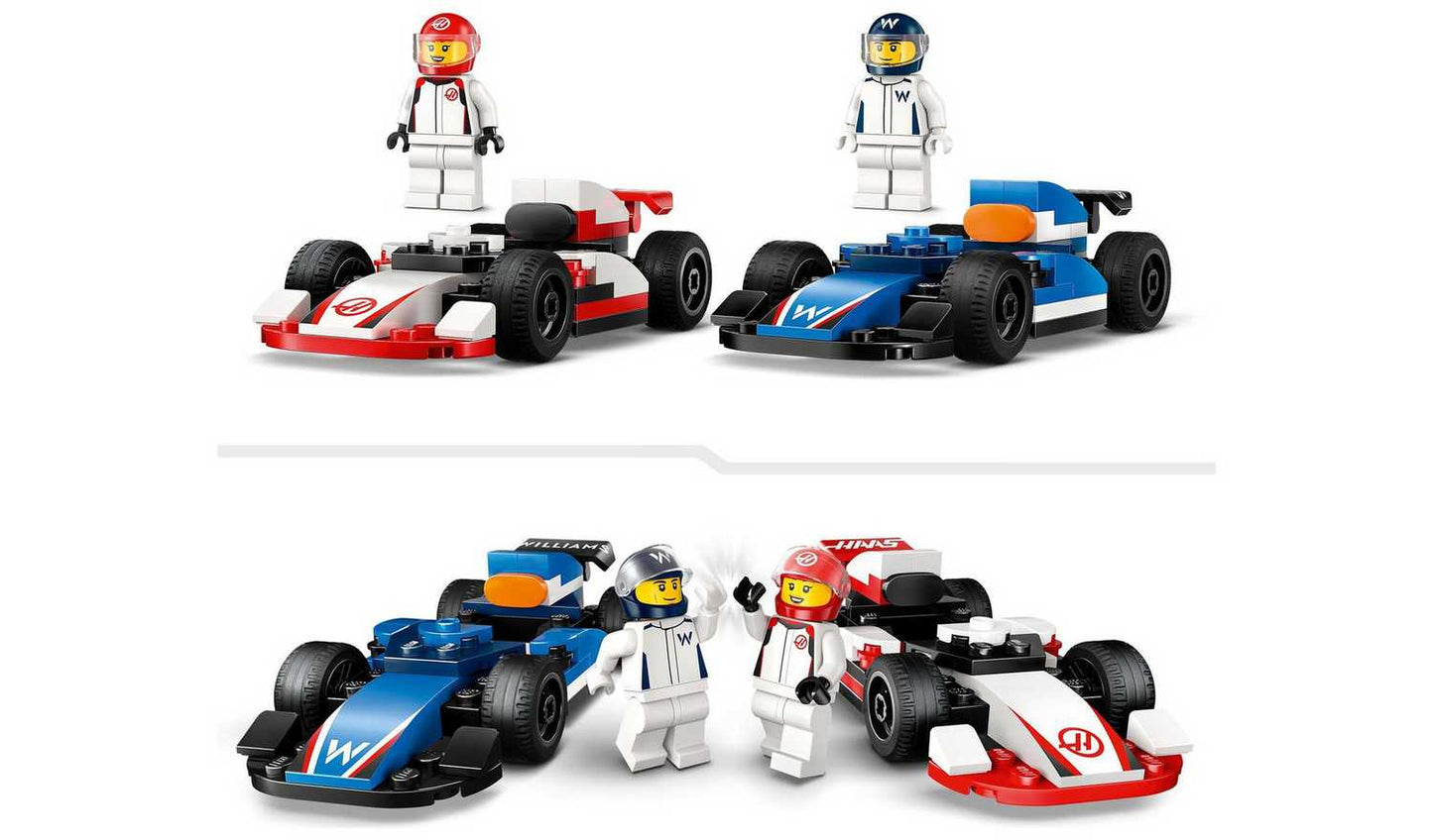 LEGO City F1 Williams Racing & Haas F1 Race Cars Set 60464