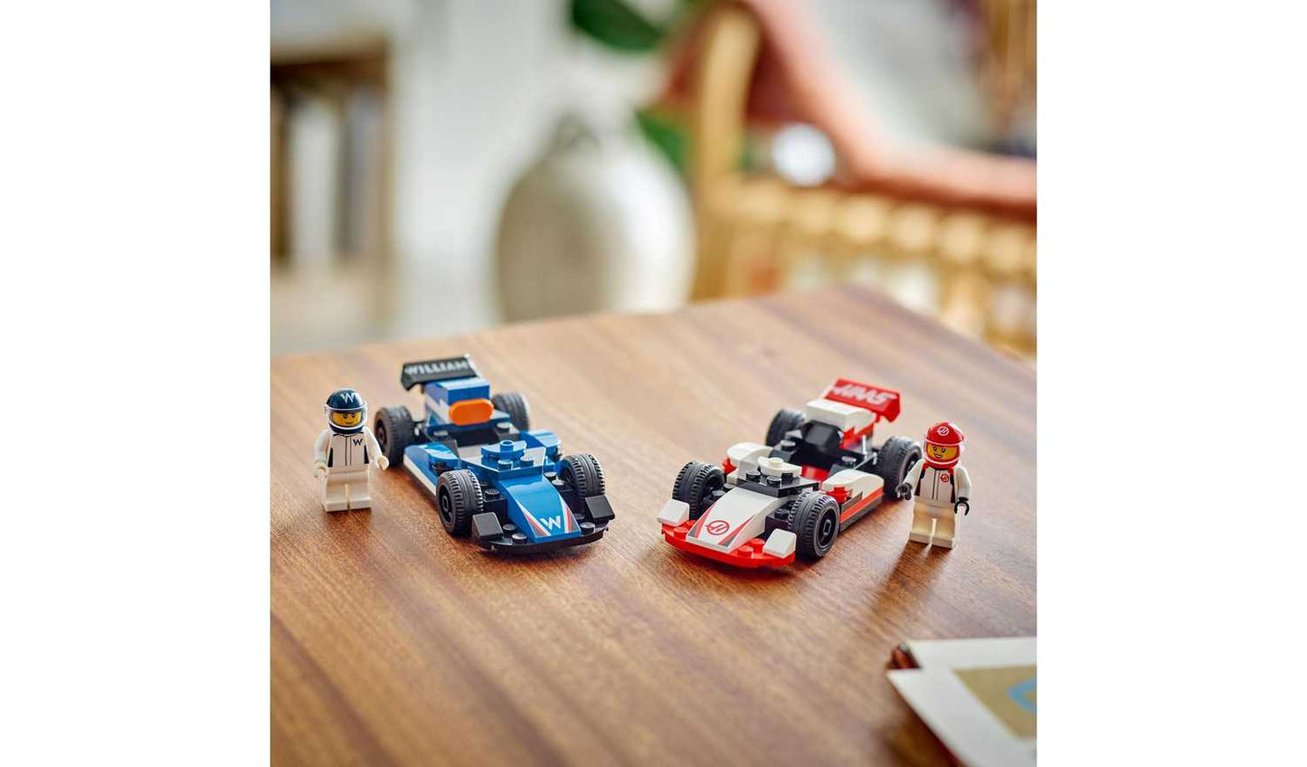 LEGO City F1 Williams Racing & Haas F1 Race Cars Set 60464