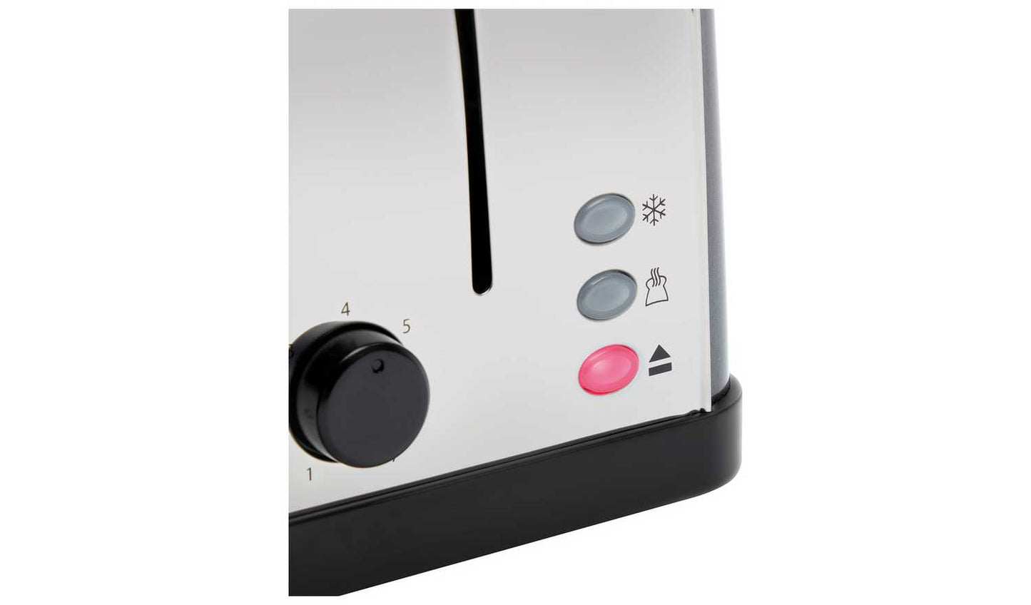 Russell Hobbs Worcester 4 Slice Grey Toaster 28366