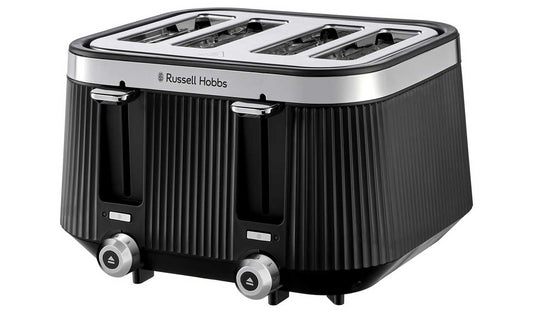 Russell Hobbs Bronte Matte Black 4 Slice Toaster 26770