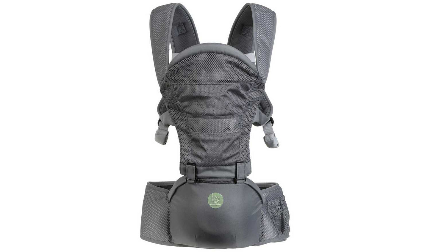 Dreambaby Elevate 5/1 Multifunctional Baby Carrier Grey