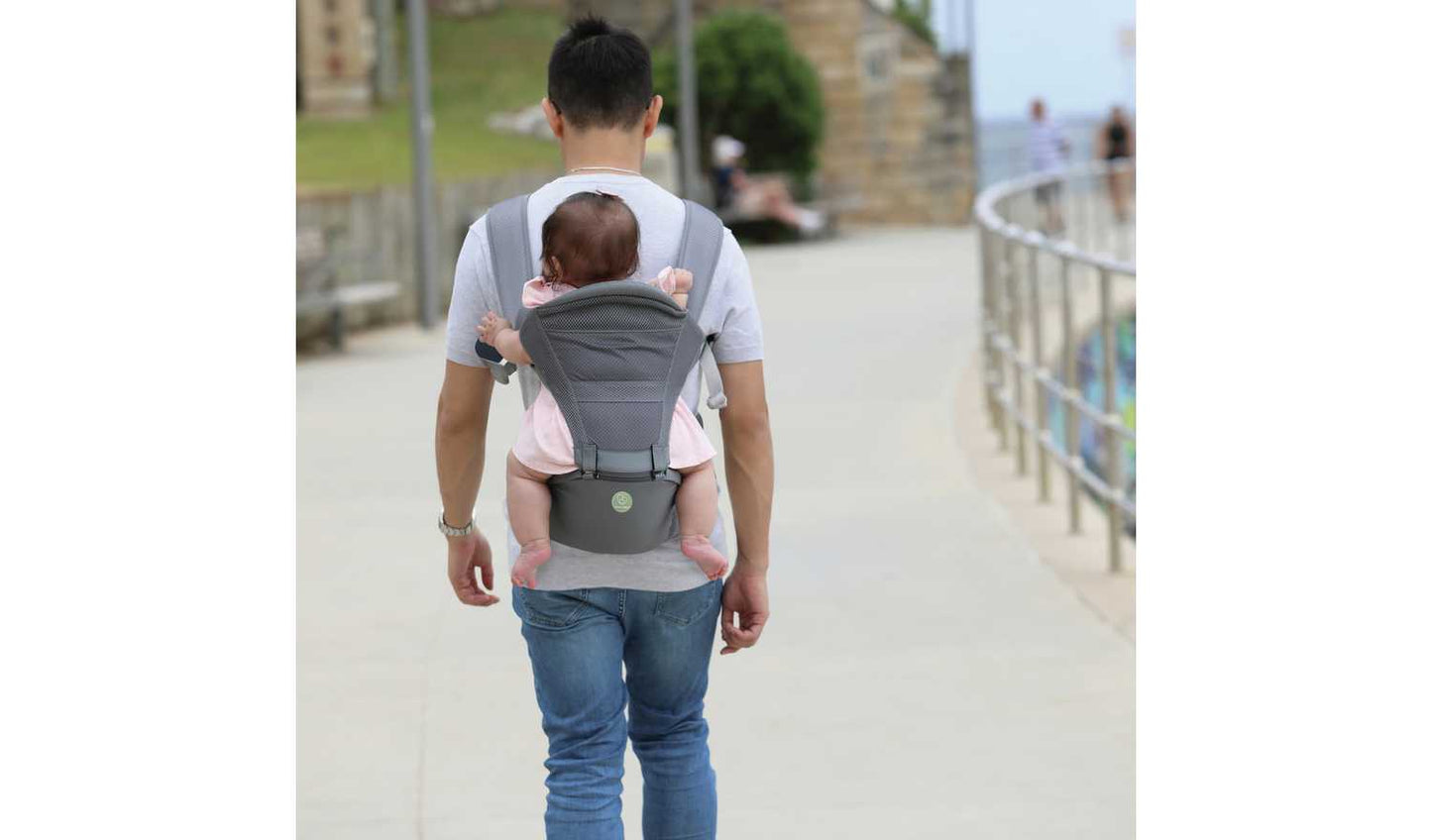 Dreambaby Elevate 5/1 Multifunctional Baby Carrier Grey